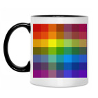 Кружка двухцветная