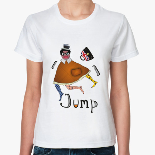 Классическая футболка  'Прыжок'