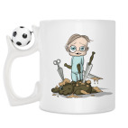 Кружка с футбольным мячиком