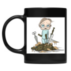 Кружка цветная UV-DTF