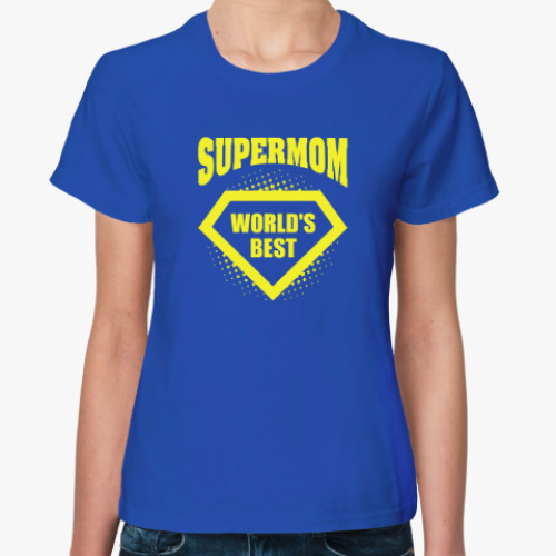 Женская футболка SUPERMOM world's best