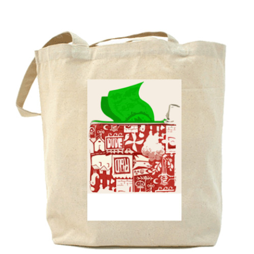 Сумка шоппер с принтом 'деньги'