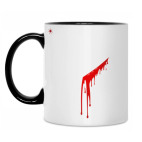 Кружка двухцветная