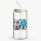 Банка с бамбуковой крышкой