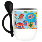 Кружка с ложкой