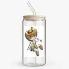 Банка с бамбуковой крышкой