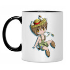 Кружка двухцветная