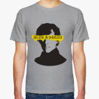 Классическая футболка Sherlock Holmes
