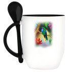 Кружка с ложкой