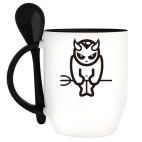 Кружка с ложкой