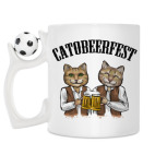 Кружка с футбольным мячиком