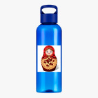 Прозрачная спортивная бутылка