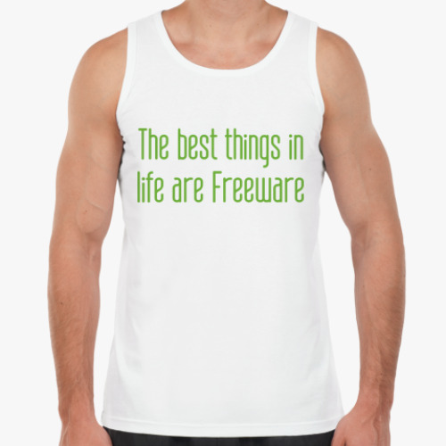 Майка с принтом The best things in life