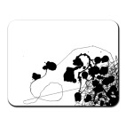 Коврик для мыши чернила