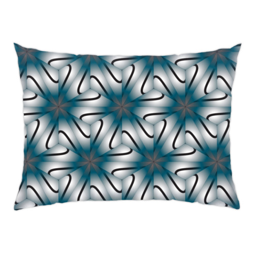 Подушка с принтом завитушки