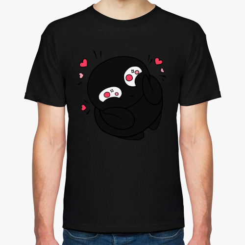 Футболка с принтом Тень в восторге