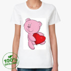 Женская футболка органик