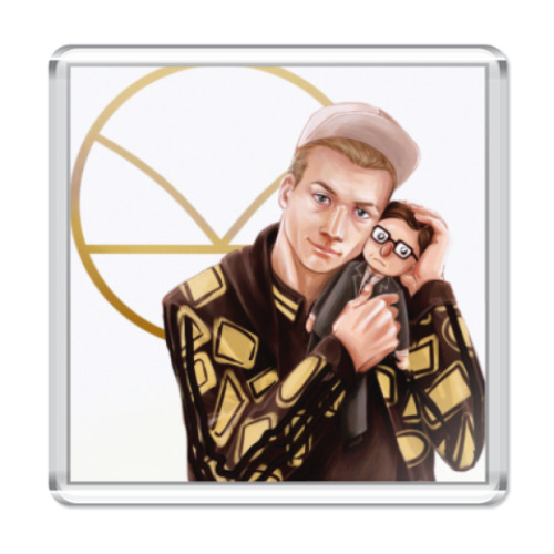 Магнит с принтом Kingsman