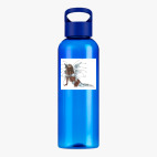 Прозрачная спортивная бутылка