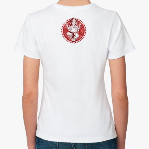 Классическая футболка с принтом Ganesha