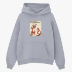 Толстовка худи оверсайз