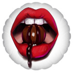 Губы с шоколадкой