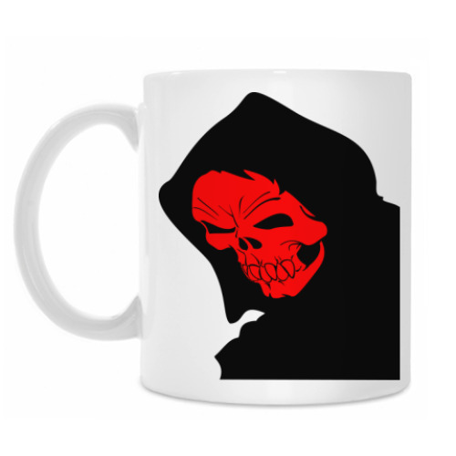 Кружка с принтом скелеты