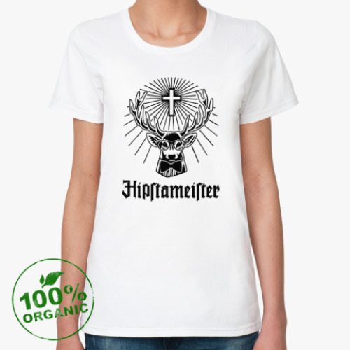 Женская футболка из органик-хлопка Hipstameister