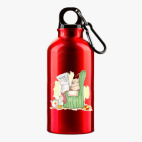 Металлическая бутылка 400 мл UV-DTF