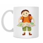 Забавный озадаченный турист с картой