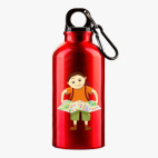 Металлическая бутылка 400 мл UV-DTF