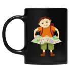 Кружка цветная UV-DTF