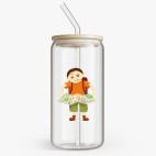 Банка с бамбуковой крышкой