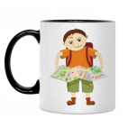 Кружка двухцветная