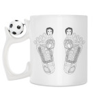 Кружка с футбольным мячиком