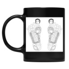 Кружка цветная UV-DTF