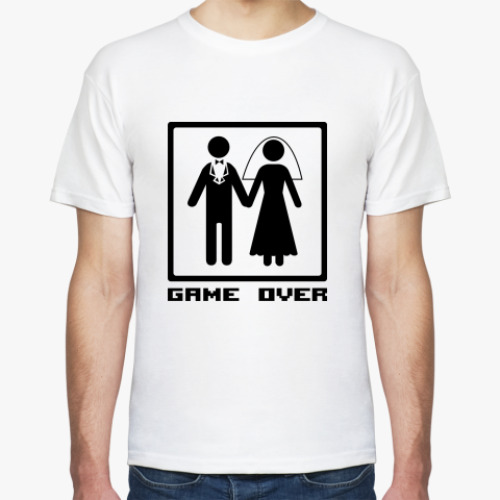 Футболка с принтом Game Over