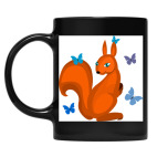 Кружка цветная UV-DTF