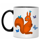 Кружка двухцветная