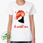 Женская футболка органик