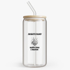 Банка с бамбуковой крышкой