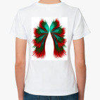 Женская футболка, белая