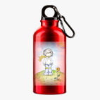 Металлическая бутылка 400 мл UV-DTF