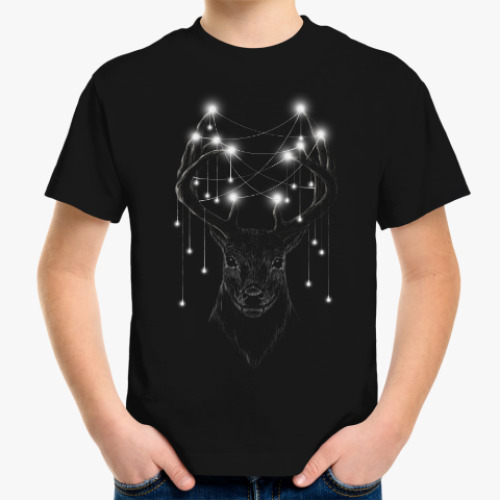 Детская футболка Новогодний олень X-mas Deer