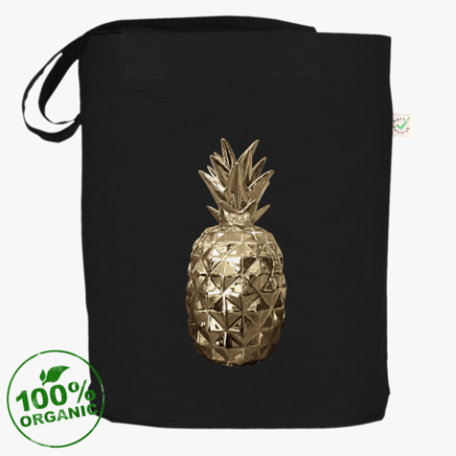 Сумка шоппер с принтом Gold Pineapple