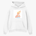 Толстовка худи оверсайз