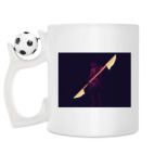 Кружка с футбольным мячиком