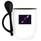 Кружка с ложкой