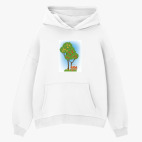 Толстовка худи оверсайз