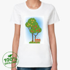 Женская футболка органик